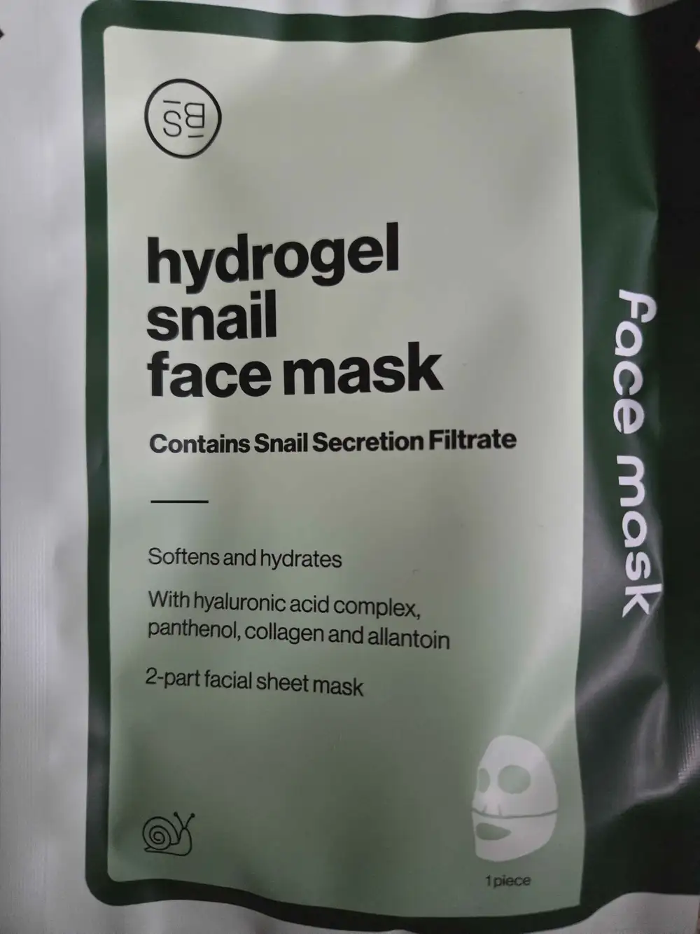 SKINBLISS - Hydrogel snail face mask