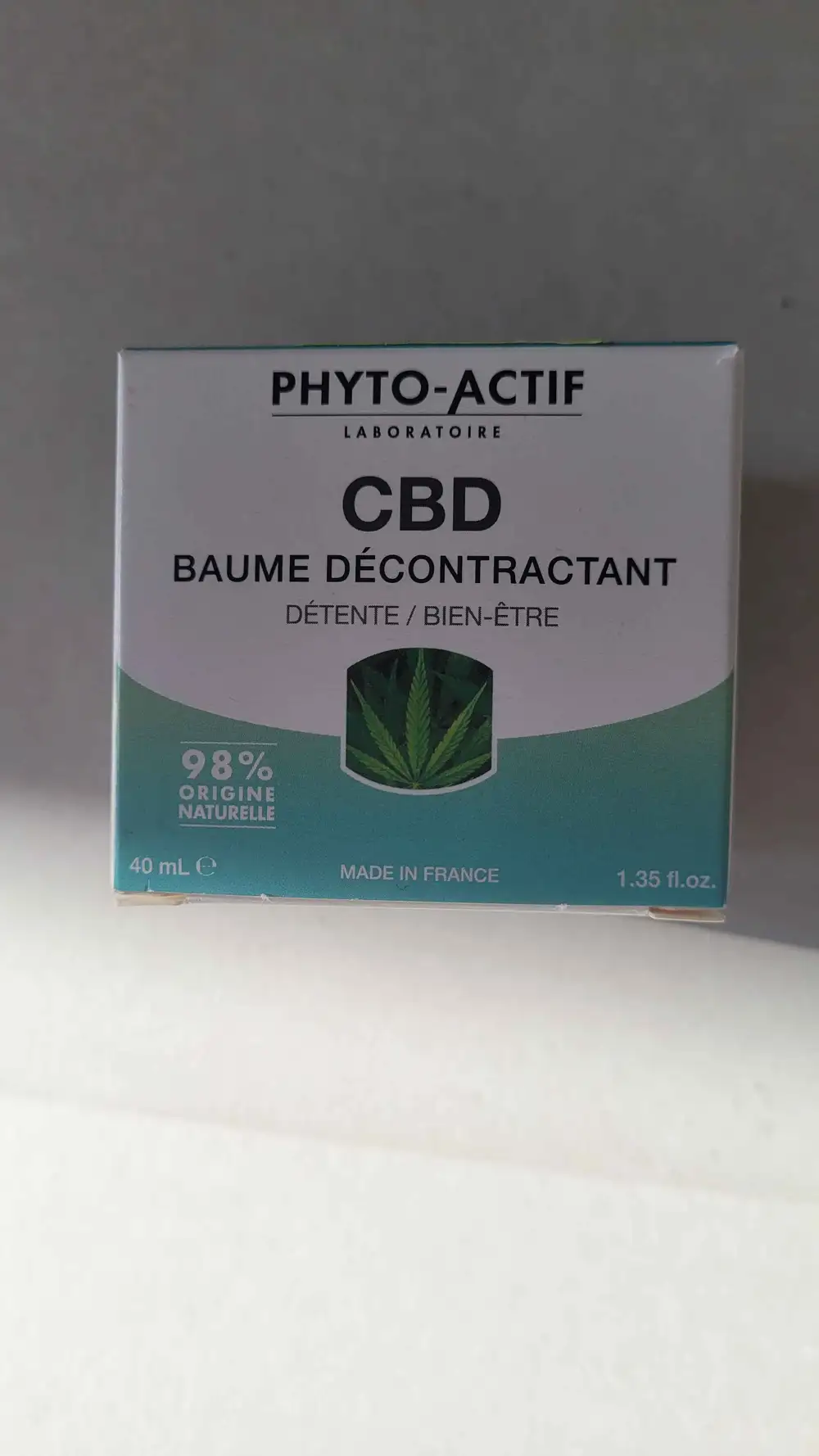 PHYTO-ACTIF - CBD baume décontractant 