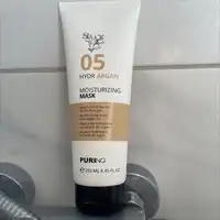 PURING - 05 Hydr argan - Masque hydratant