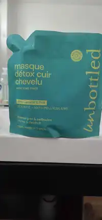 UN BOTTLED - Masque detox cuir chevelu 