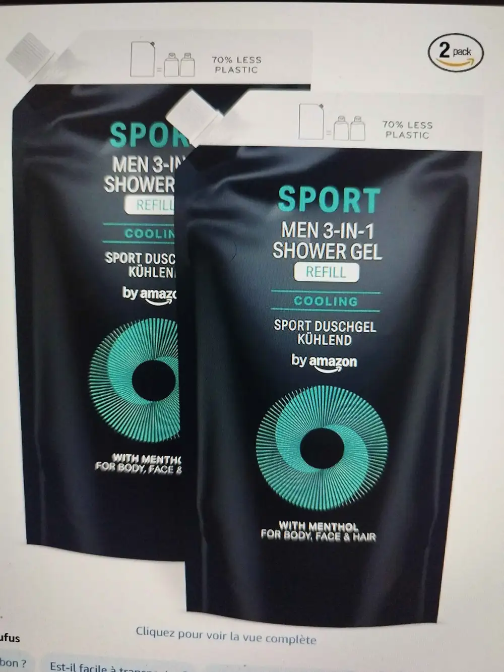 AMAZON - Sport - Men 3-in1 shower gel
