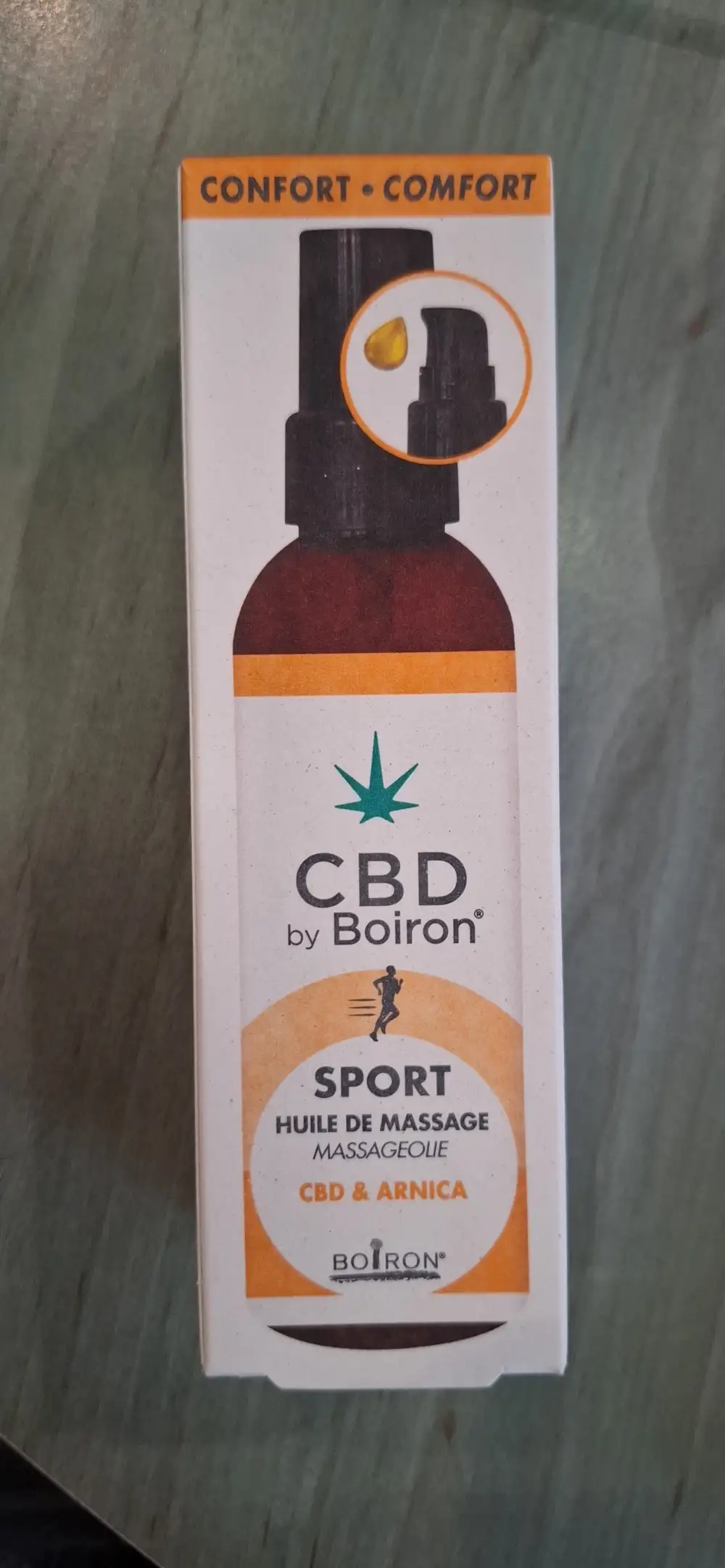 CBD BY BOIRON - Huile de massage sport
