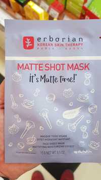 ERBORIAN - It's matte time ! - Masque tissu visage