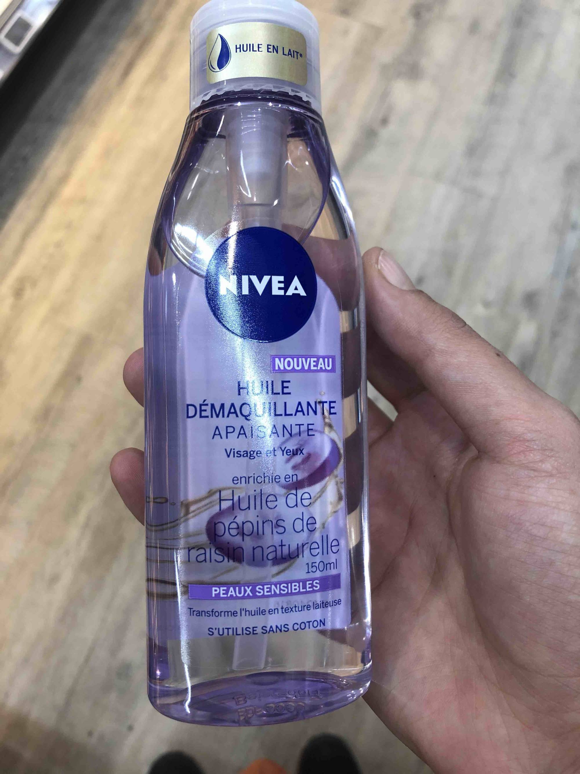 J'ai testé les nouvelles huiles démaquillantes de chez Nivea