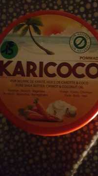 KARICOCO - Pommade pur beurre de karité huile de carotte & coco