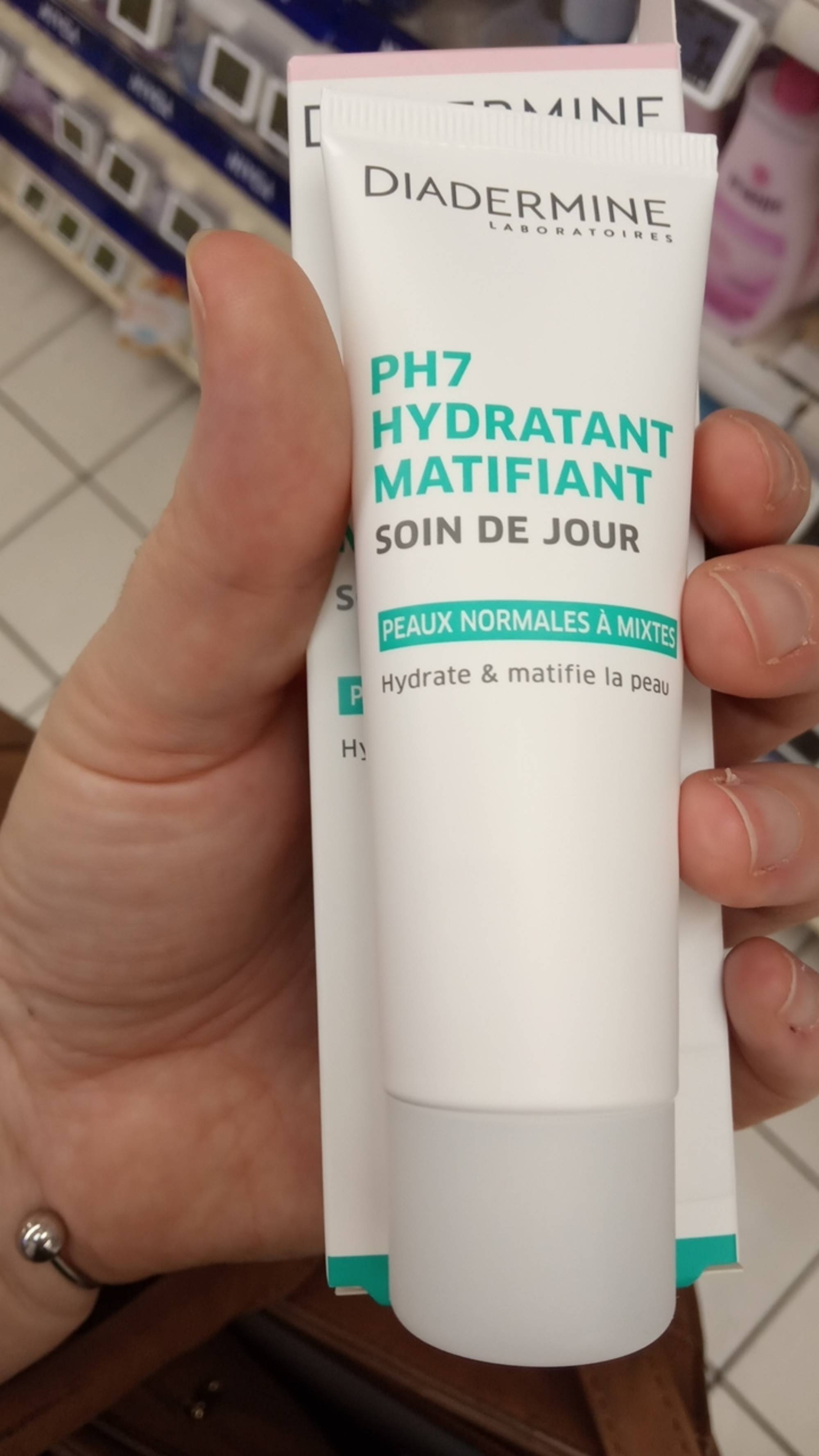 Soin de jour hydratant PH7, peaux normales ou mixtes