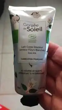GORGÉE DE SOLEIL - Lait corps douceur senteur fleurs blanches