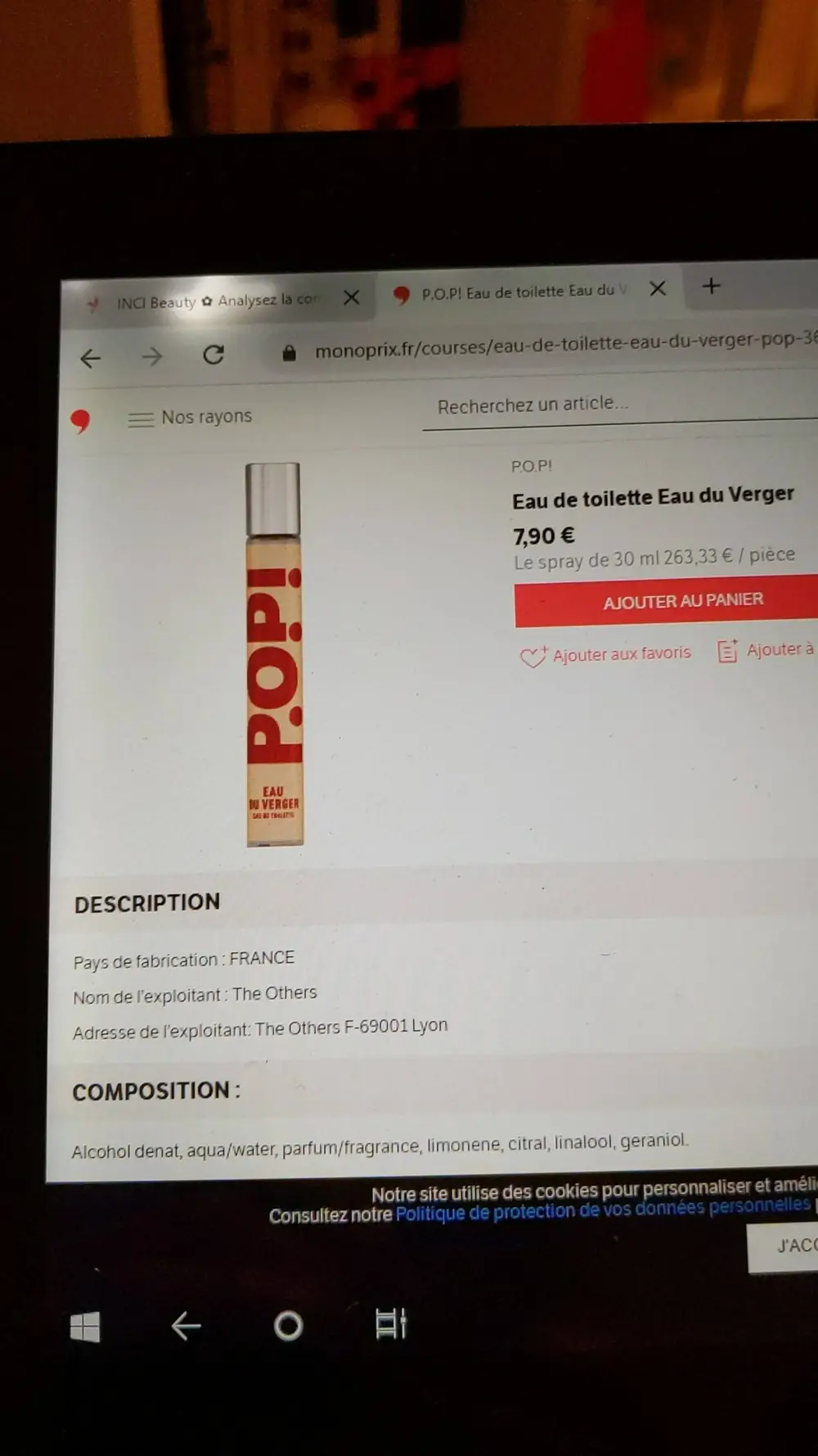 POP - Eau du verger - Eau de toilette