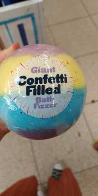 GIANT - Confetti filled - Bath fizzer
