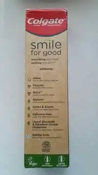 COLGATE - Smile for good - Fluoride toothpaste