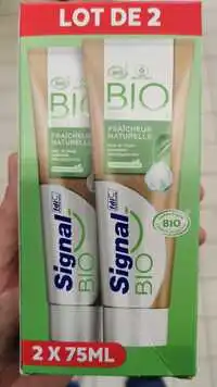 SIGNAL - Dentifrice fraîcheur naturelle bio