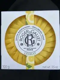 ROGER & GALLET - Cédrat - Savon bienfaisant