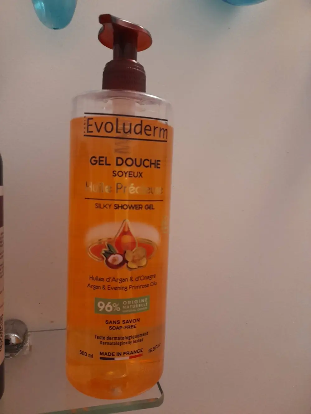 EVOLUDERM - Huile précieuse - Gel douche soyeux 