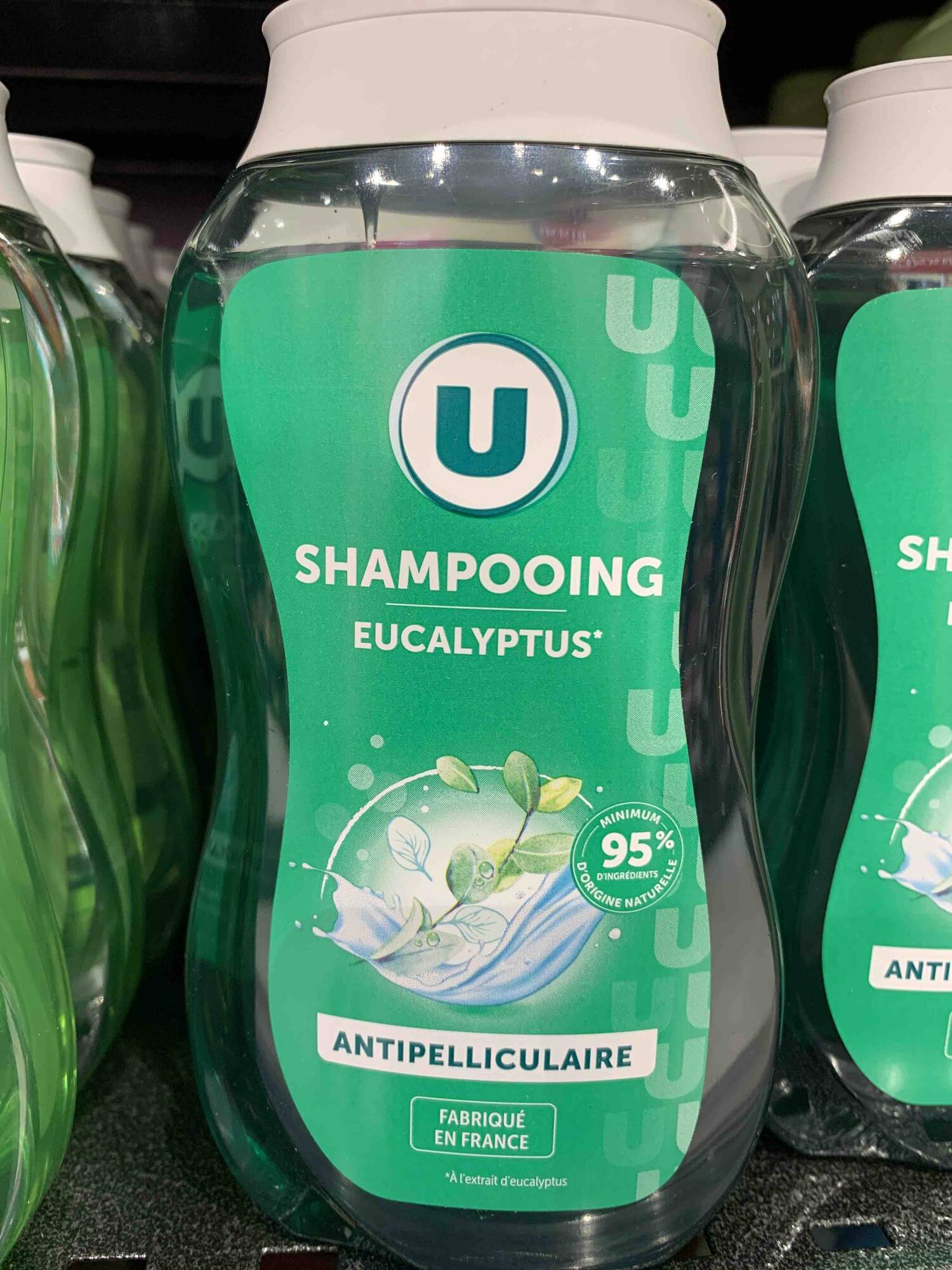 U - Shampooing antipelliculaire à l'eucalyptus 