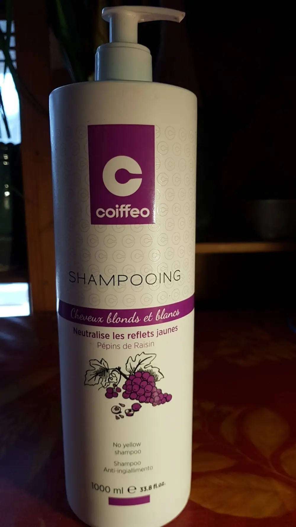 COIFFEO - Shampooing neutralise les reflets jaunes