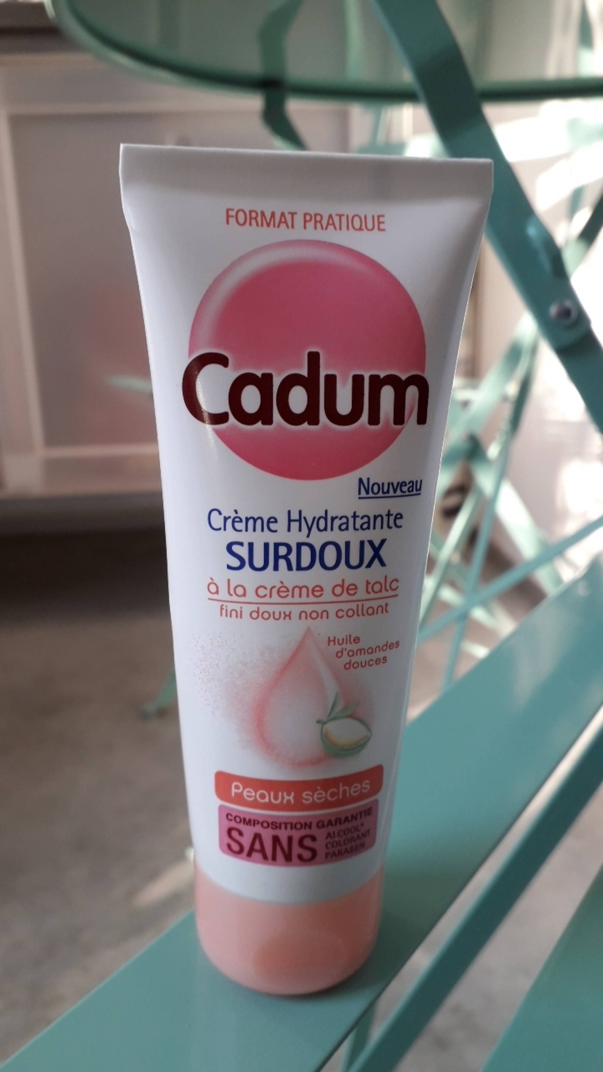 CADUM - Surdoux - Crème hydratante à la crème de talc