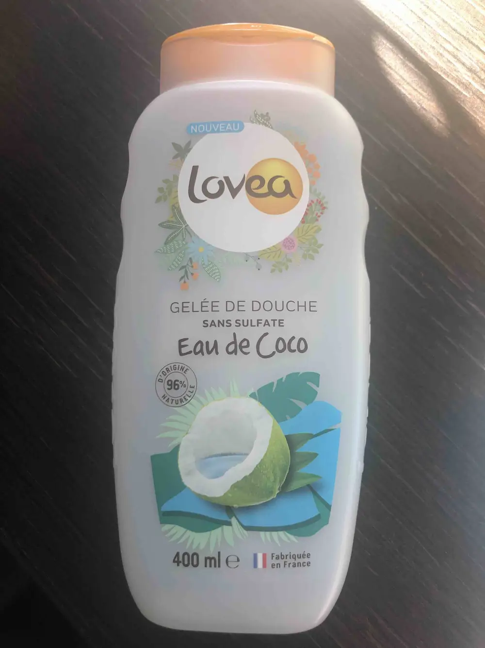 LOVEA - Eau de coco - Gelée de douche 