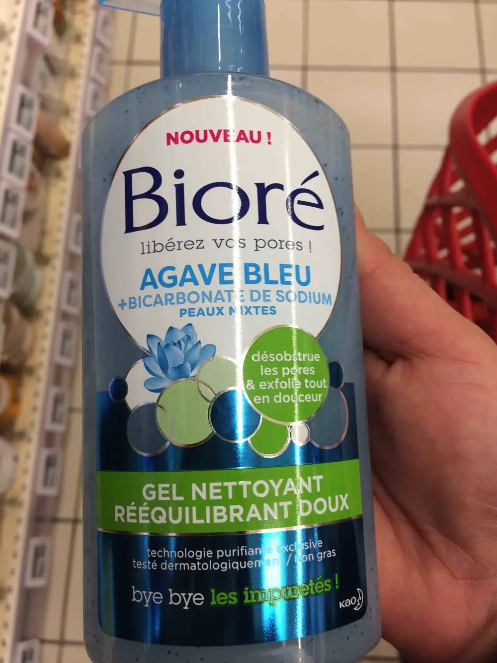 BIORÉ - Gel nettoyant rééquilibrant doux