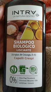 INTRA - Argan & Omega 3-6 - Shampoo biologico lisciante 