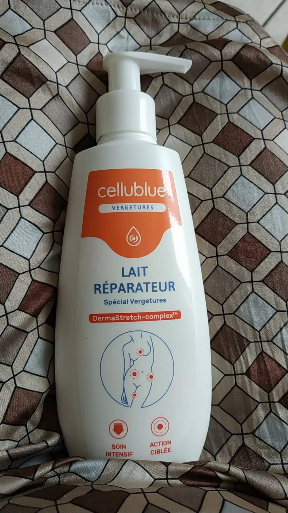 CELLUBLUE - Vergetures - Lait réparateur 