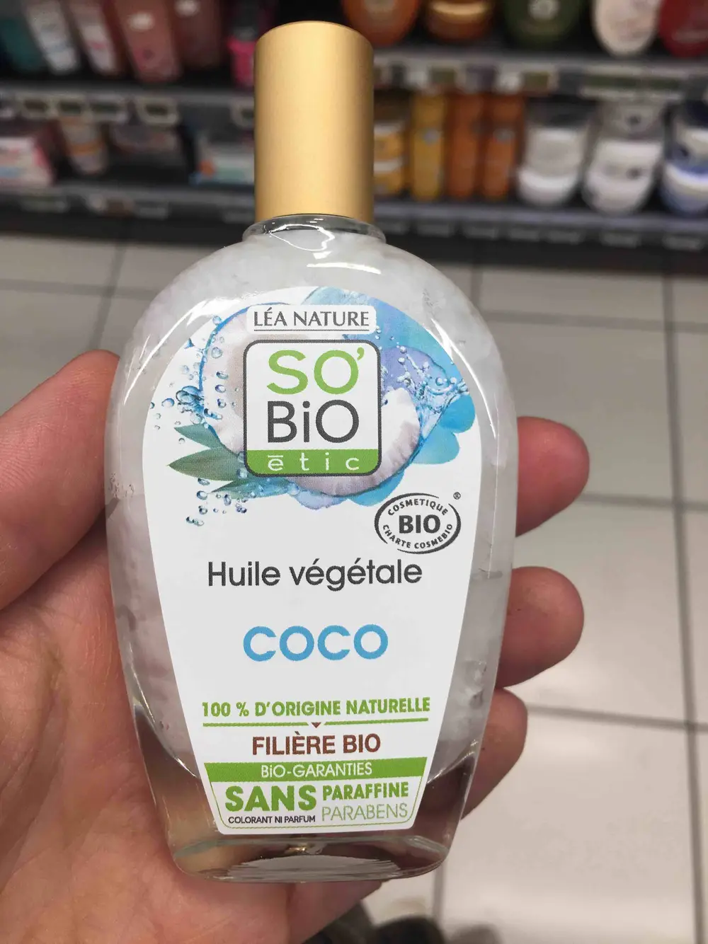 SO'BIO ÉTIC - Coco - Huile végétale