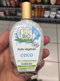 SO'BIO ÉTIC - Coco - Huile végétale