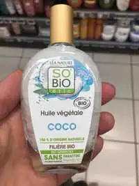 SO'BIO ÉTIC - Coco - Huile végétale