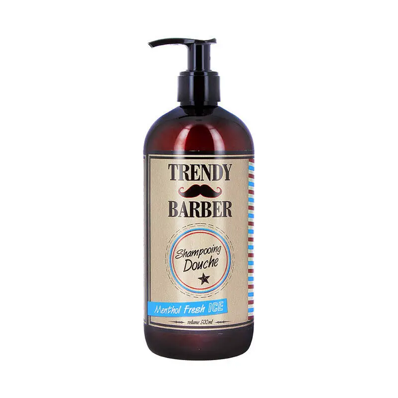 TRENDY BARBER - TRENDY BARBER SHP/DOUCHE MENTHOL FRESH ICE 500ML