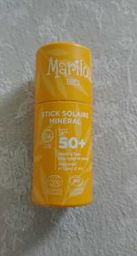 MARILOU BIO - Stick solaire minéral SPF 50+