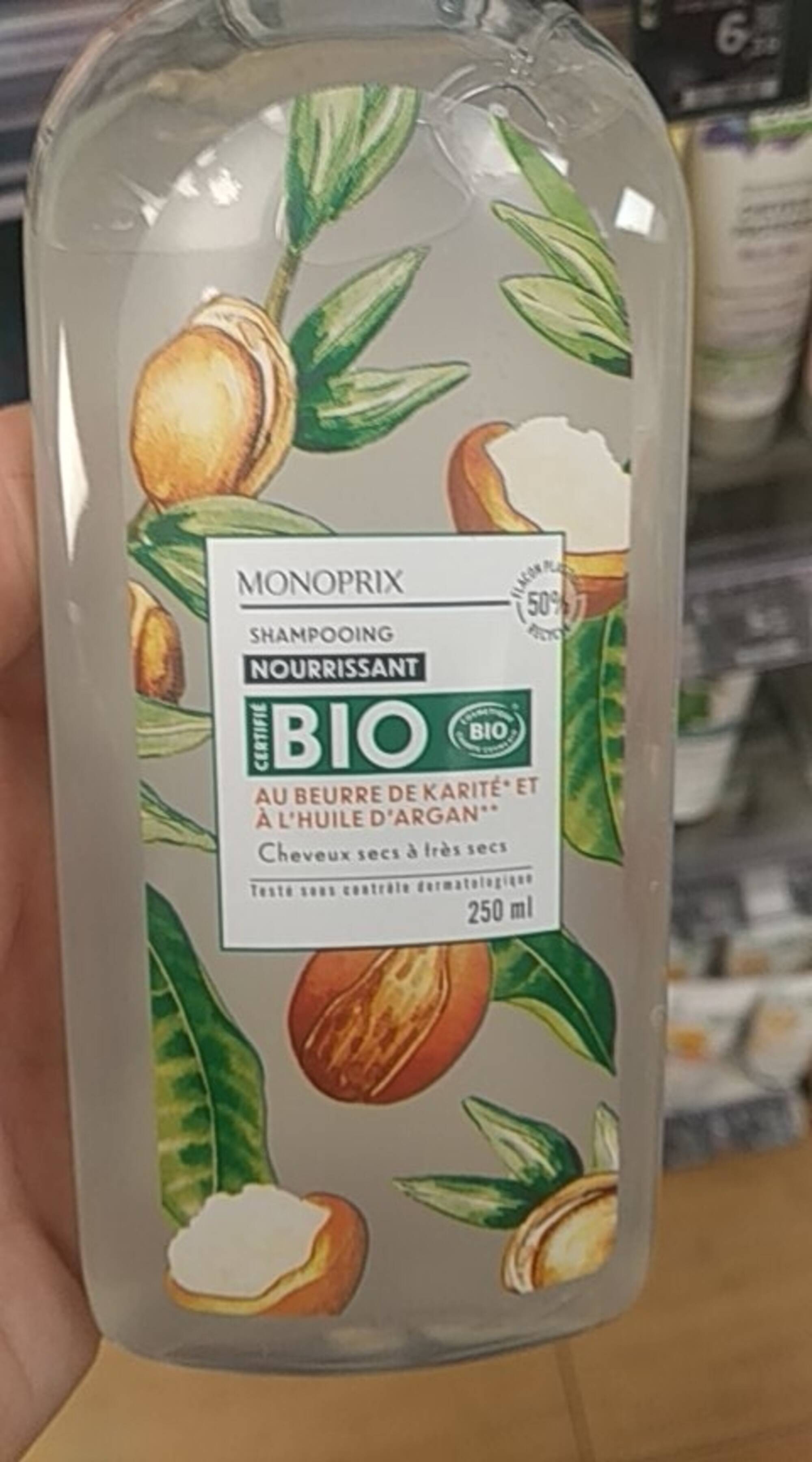 MONOPRIX - Shampooing nourrissant bio