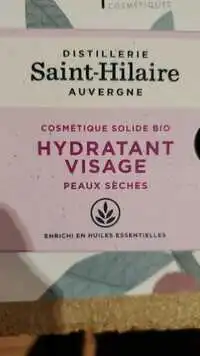 DE SAINT HILAIRE - Cosmétique solide bio Hydratant visage