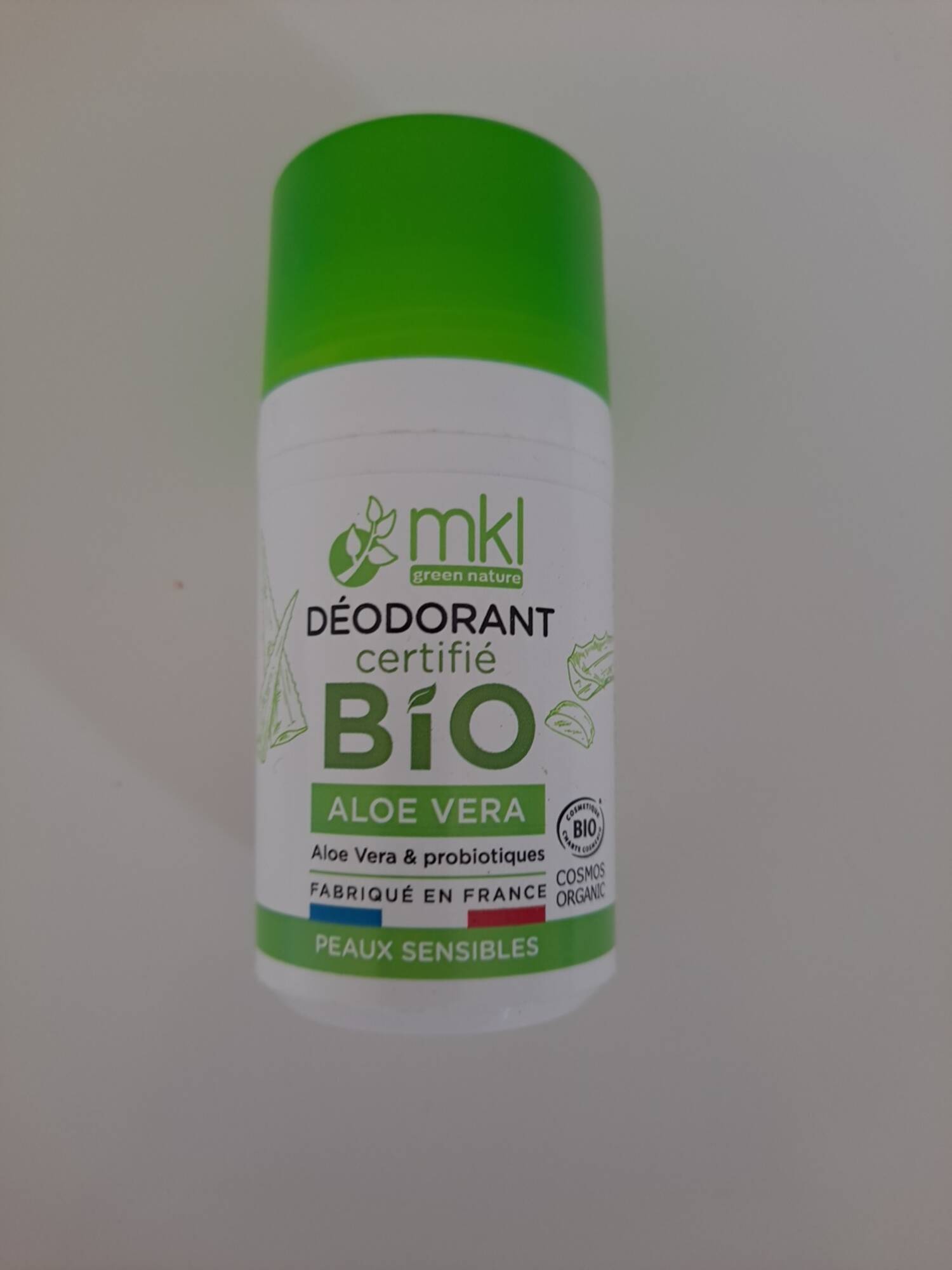 MLK GREEN NATURE - Déodorant Bio Aloé Véra peaux sensibles