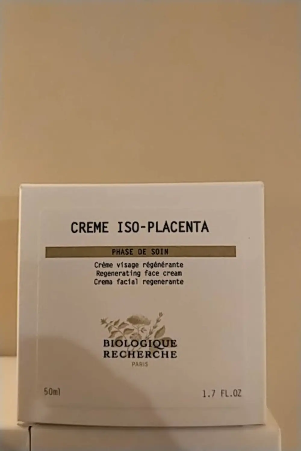 BIOLOGIQUE RECHERCHE - Crème iso-placenta - Crème visage régénérante