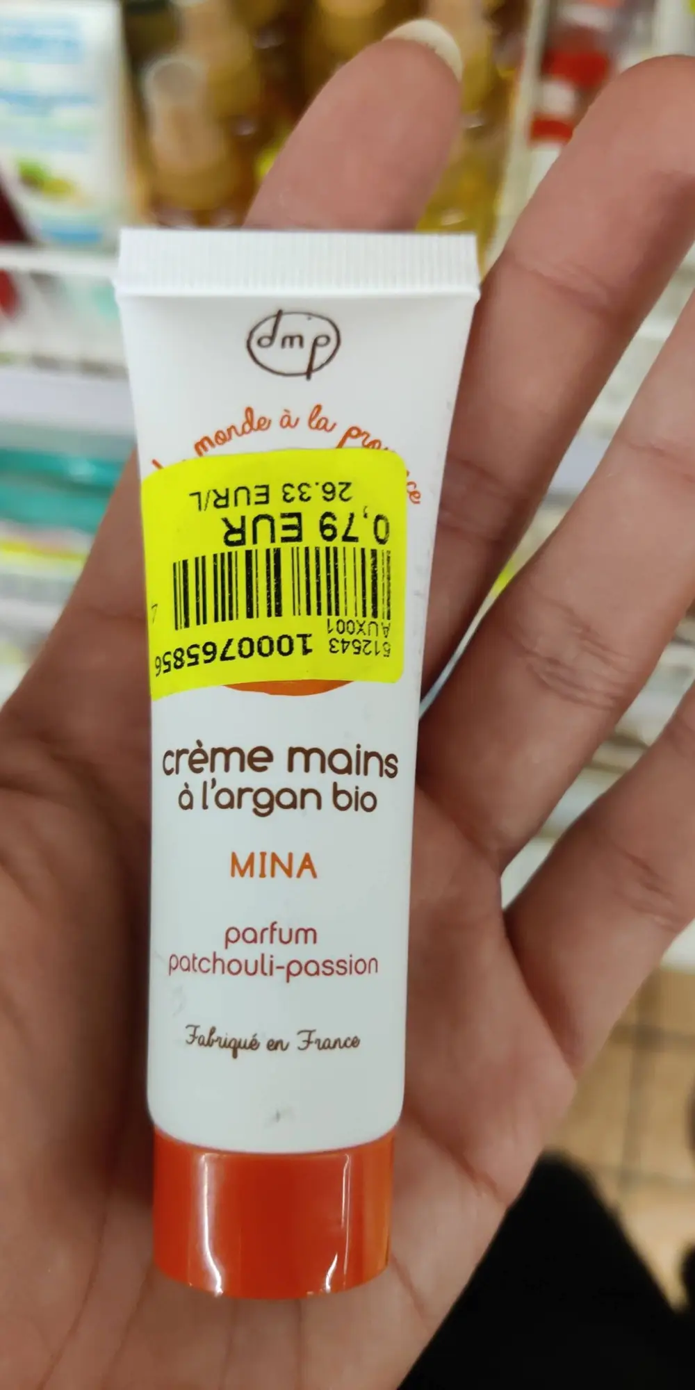 DMP DU MONDE À LA PROVENCE - Mina - Crème mains à l'agan bio