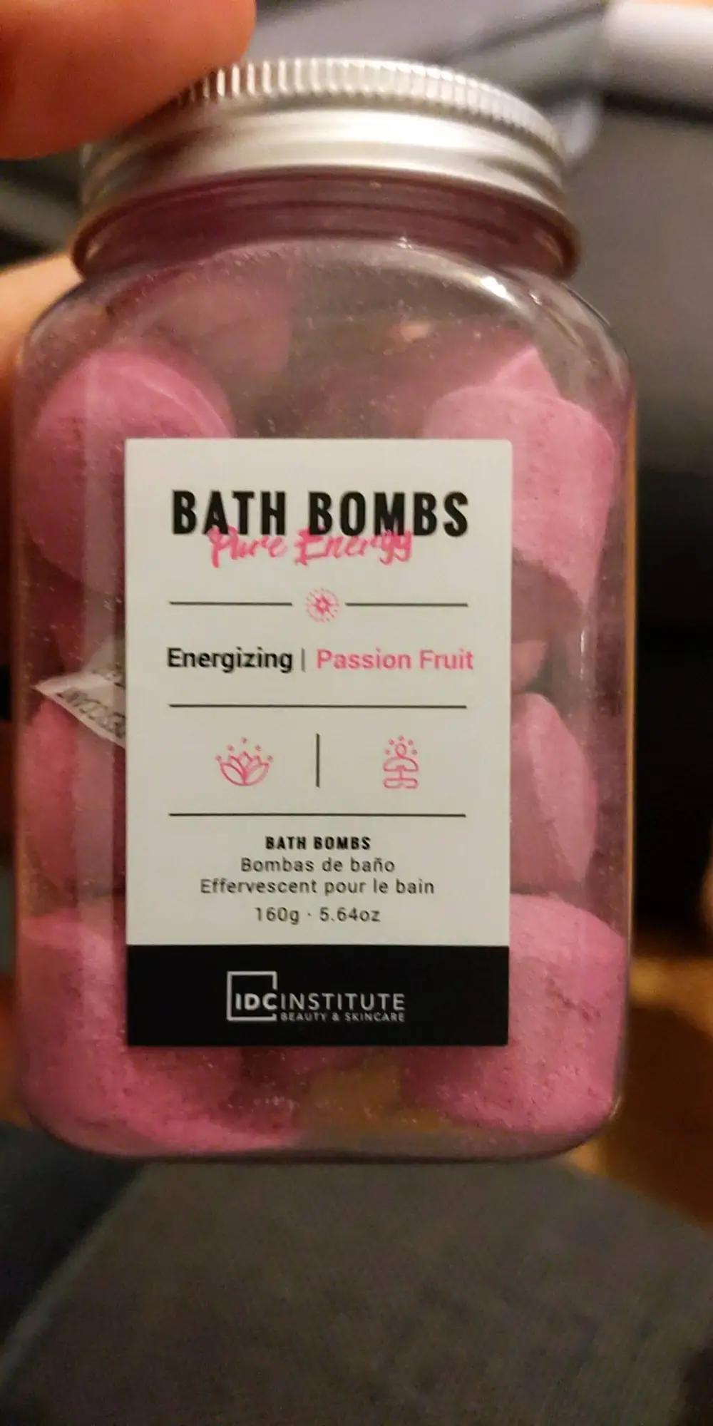 IDC INSTITUTE - Pure energy Passion fruit - Bath bombs 