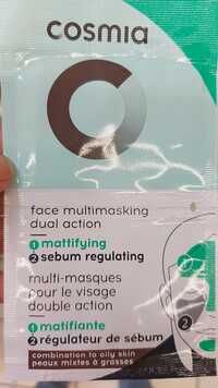 COSMIA - Matifiante - Multi-masques pour le visage double action