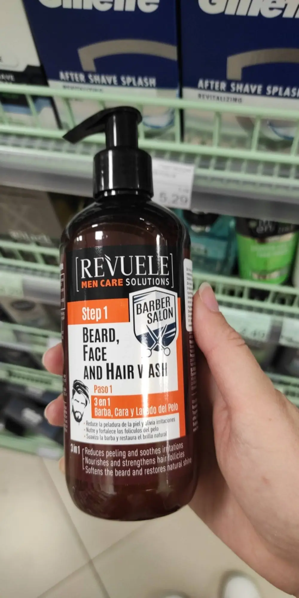 REVUELLE - Men care solutions - Beard, face and hair wash
