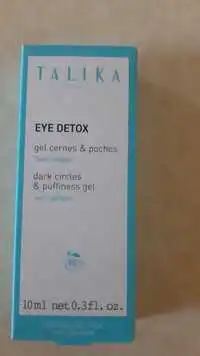 TALIKA - Eye detox - Gel cernes & poches