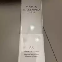 MARIA GALLAND - 68 démaquillants - Mousse nettoyante