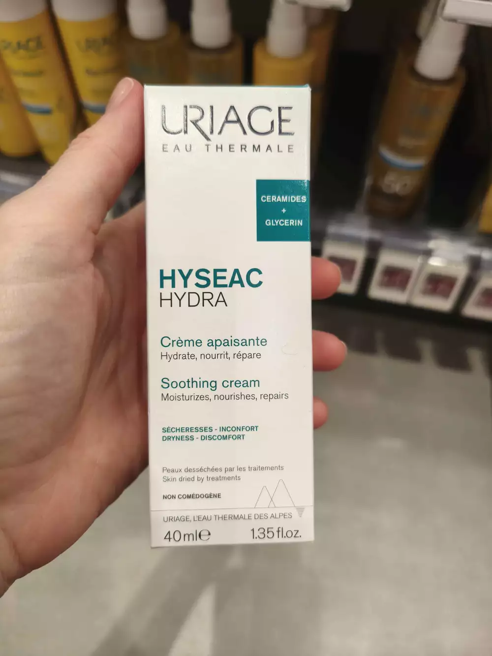 URIAGE - Hyseac hydra - Crème apaisante 
