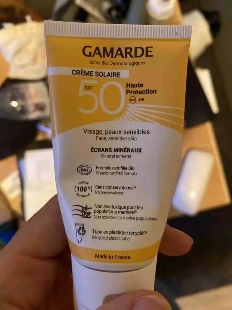 GAMARDE - Crème solaire SPF 50 haute protection