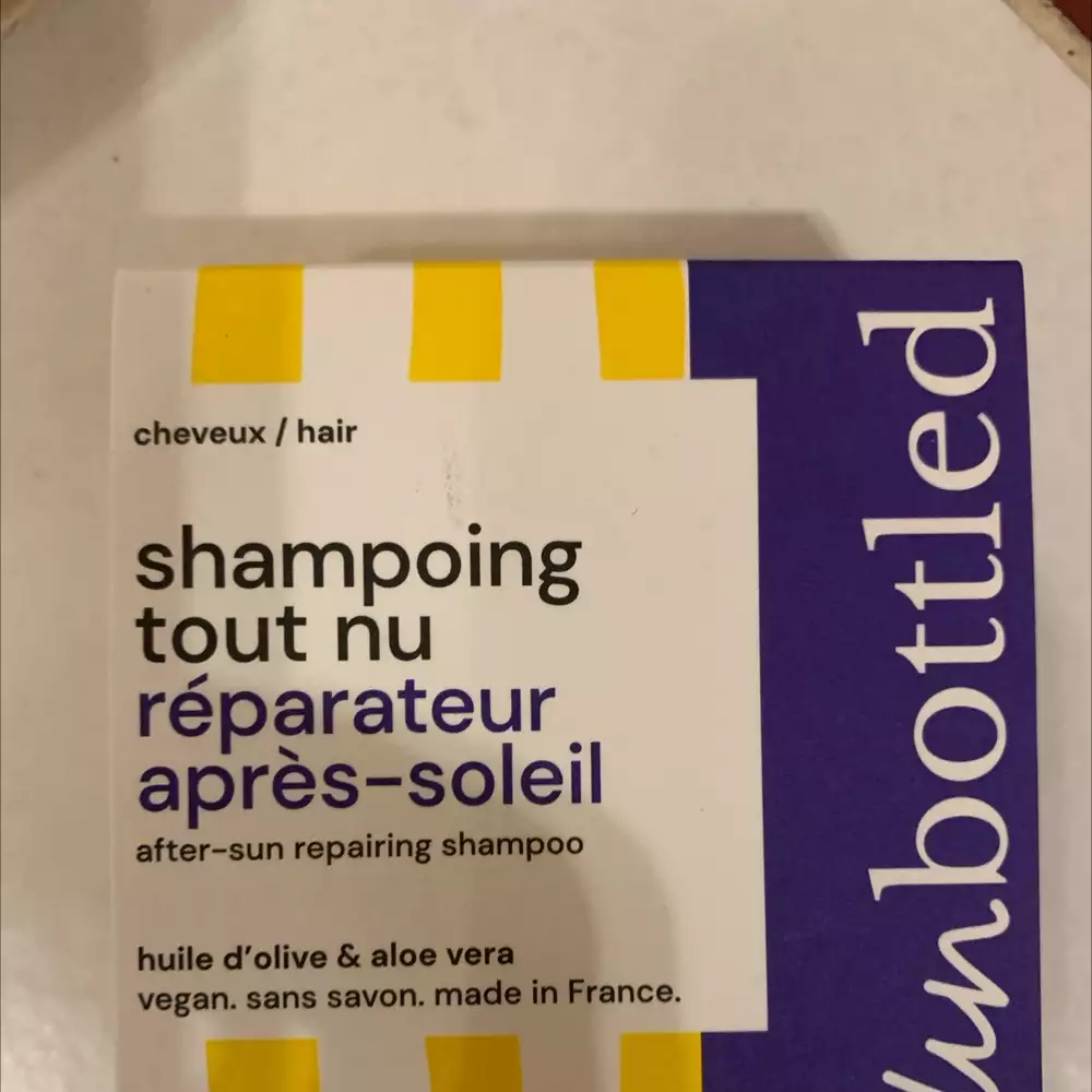 UN BOTTLED - Shampooing tout nu réparateur après-soleil 