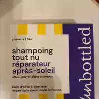 UN BOTTLED - Shampooing tout nu réparateur après-soleil 