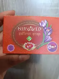 NIRVAVED - Saffron soap