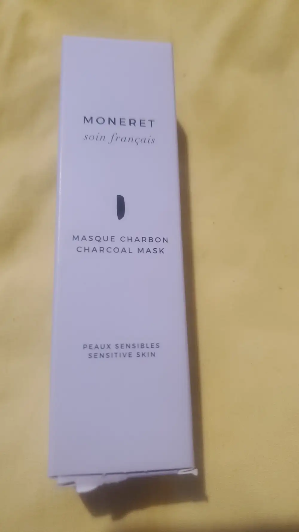 MONERET - Masque charbon peaux sensibles