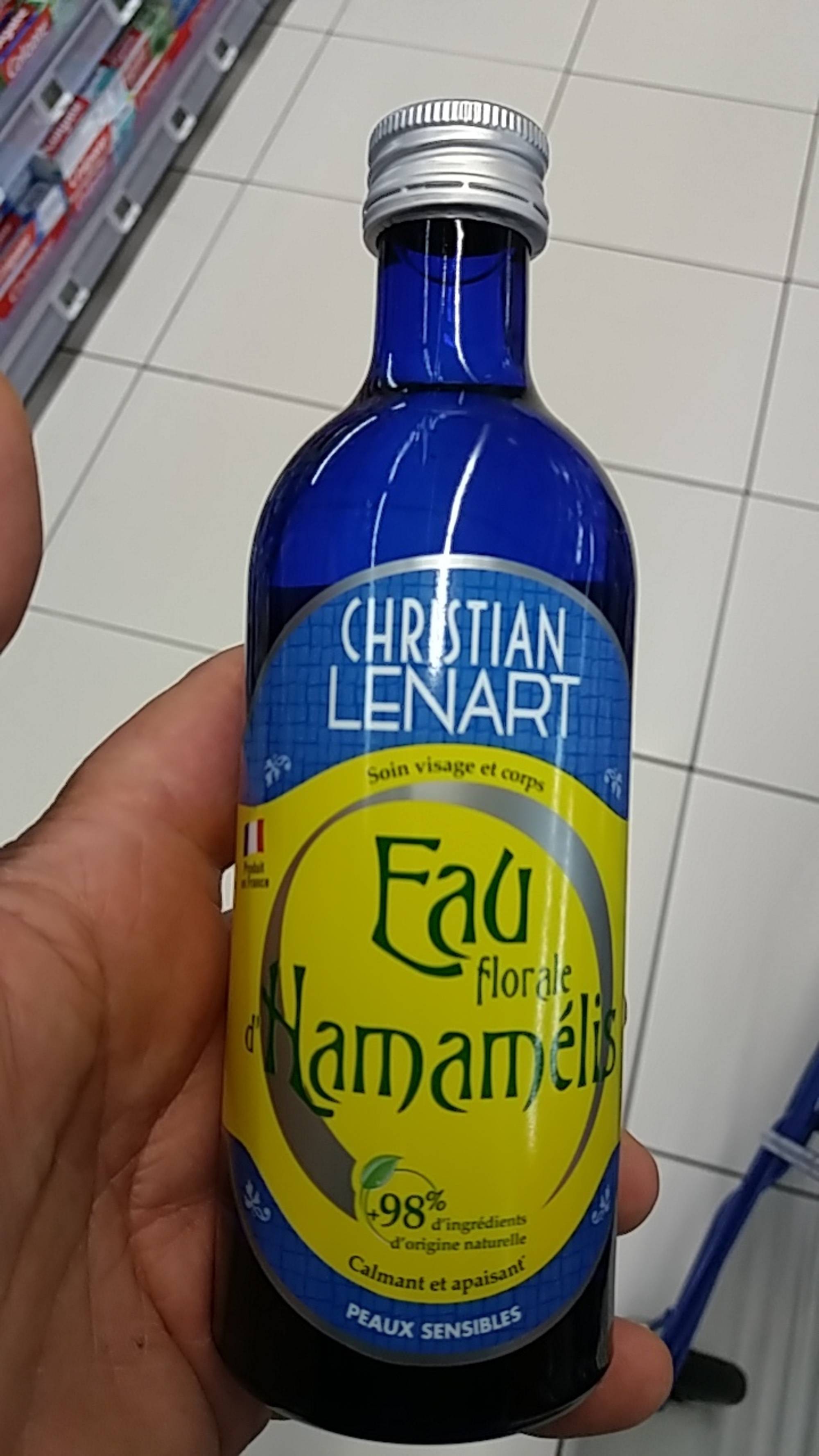 CHRISTIAN LÉNART - Eau florale d'Hamamélis