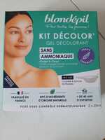 BLONDÉPIL - Kit Decolor' gel décolorant - sans ammoniaque visage 