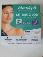 BLONDÉPIL - Kit Decolor' gel décolorant - sans ammoniaque visage 