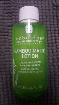 ERBORIAN - Bamboo matte lotion effet poudré