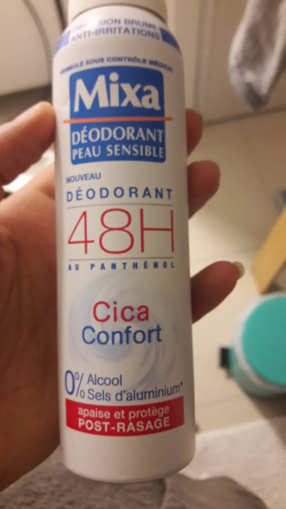 MIXA - Cica confort - Déodorant peau sensible 48h